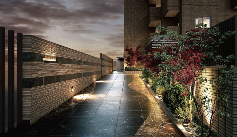 ファイル:エクセレンシア浜田プレミアムレジデンス エントエランスアプローチ完成予想図1.png