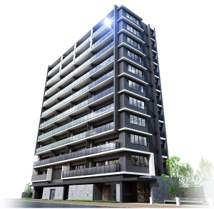 サーパス春日部ゲートレジデンス　外観完成予想CG