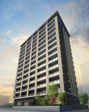 デュオヒルズ盛岡中ノ橋ザ・レジデンス　外観完成予想図