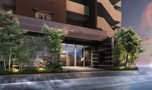 アルファステイツ観音本町　エントランスアプローチ完成予想図