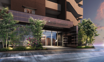 アルファステイツ観音本町　エントランスアプローチ完成予想図