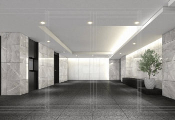 イーグルコート二条駅ウエスト　エントエランスホール完成予想図