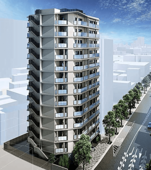 ザ・パークハウス アーバンス 早稲田　外観完成予想図