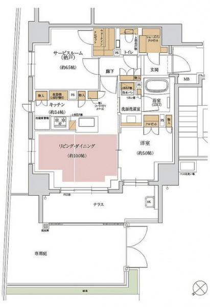 ファイル:ジオ文京千石Kタイプ 58.72㎡.jpg