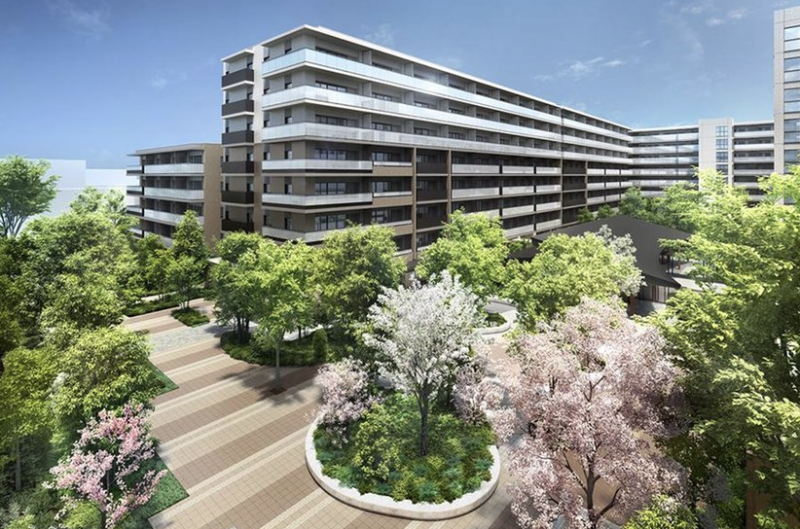 ファイル:プラウドシティ国立 集いの庭完成予想CG.png