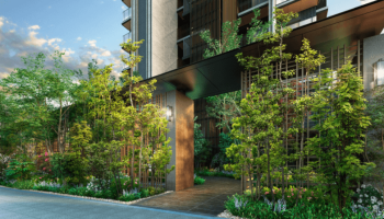 プラウド上杉三丁目ディアージュ　エントランスアプローチ完成予想図