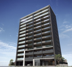 ポレスター上町レジデンス　外観完成予想図1