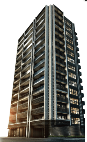 レーベン盛岡中央通 the lead　外観完成予想図1