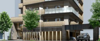 ブランズ円山裏参道テラス　エントエランスアプローチ完成予想図