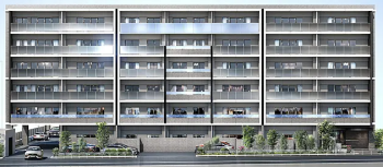 モアグレース各務原ミッドライズ　外観完成予想図