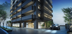 アメイズ武雄スカイテラス　エントランスアプローチ完成予想