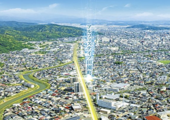 アルファステイツ田園町　周辺写真CG合成