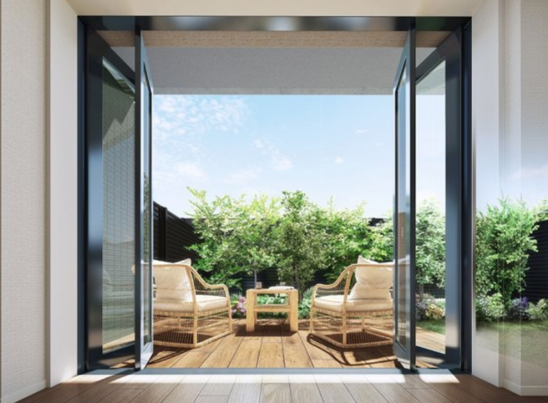 ファイル:エステムプラザ川崎ウエストレジデンス 専用庭（南）完成予想図.png