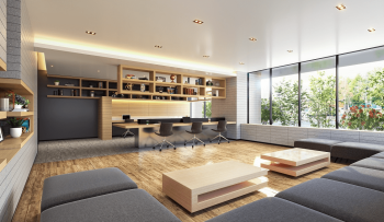 クリオ レジダンス新札幌駅前　ラウンジ完成予想図