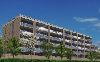 グランファーレ円山公園南コートハウス　外観完成予想CG