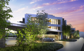 シティテラス桜上水　外観完成予想図