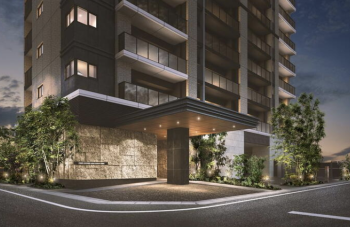 スタンスレジデンス平尾市崎　エントエランスアプローチ完成予想図