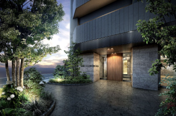 ソルティア東京王子　エントエランスアプローチ完成予想図