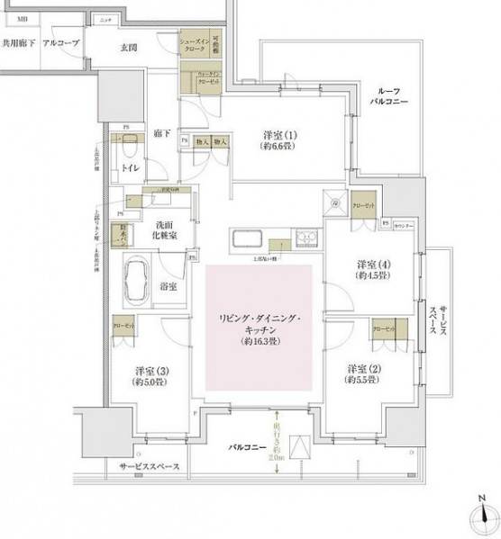 ファイル:プラウド新宿牛込柳町aarタイプ 89.14㎡.jpg