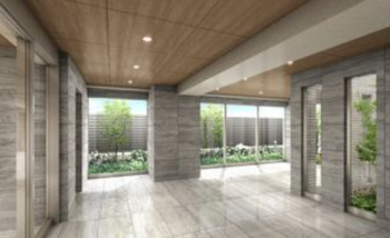 リナージュ小田原栄町　エントエランスホール完成予想図