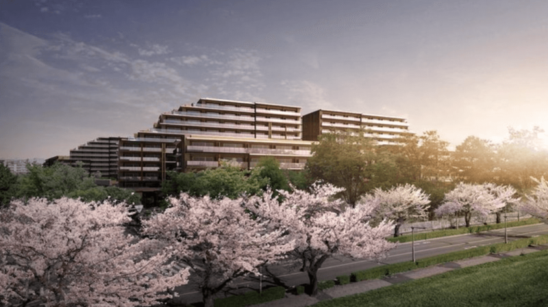 ファイル:（仮称）調布多摩川住宅建替プロジェクト 外観完成予想図1.png