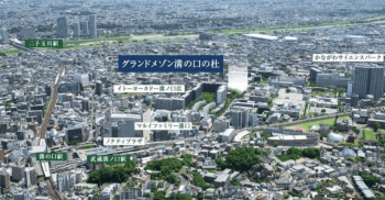 グランドメゾン溝の口の杜　周辺写真CG合成