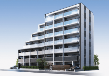 サクラコンフォルテ新綱島　外観完成予想図