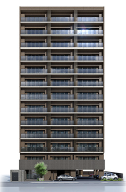 サーパス緑井ミッドフォート　外観完成予想図