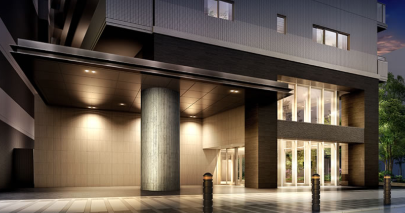 ファイル:バウス横須賀中央 エントランスアプローチ完成予想CG.png