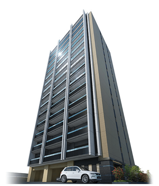 ファイル:ポレスター大淀河畔 外観完成予想図.png