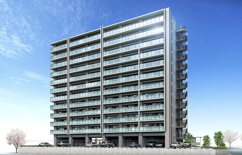 ファイル:ユニハイム鳳ソレイユ 外観完成予想図1.png