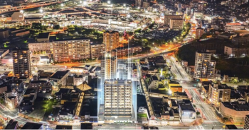 リヴィエール八幡中央ガーデンテラス　外観完成予想CG1