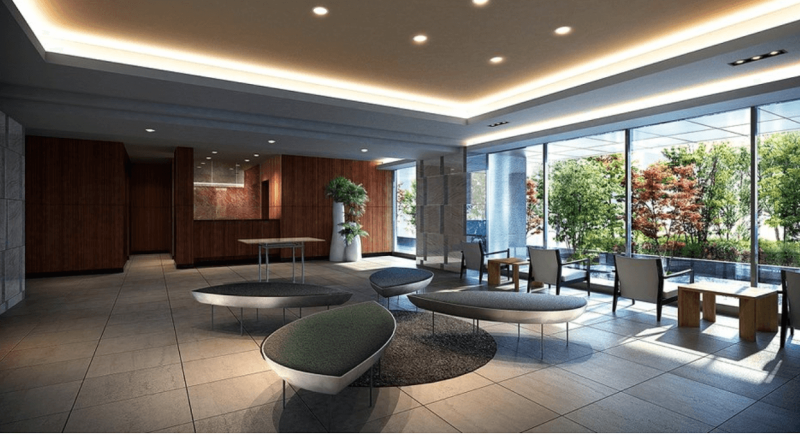 ファイル:ル・シェモア利町 エントランスラウンジ完成予想図1.png