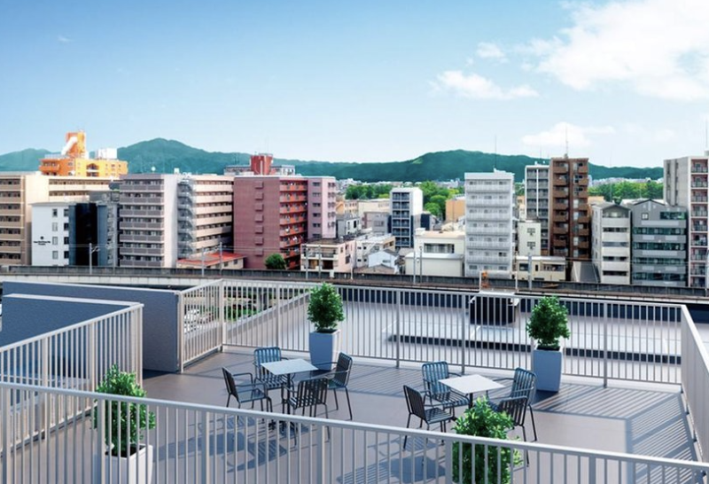 ファイル:イーグルコート京都二条 屋上テラス完成予想図.png