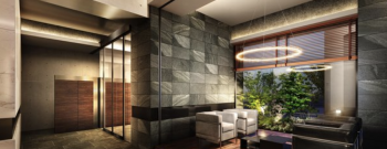 エステムプラザ新小岩ルミナス エントランス ラウンジ完成予想CG