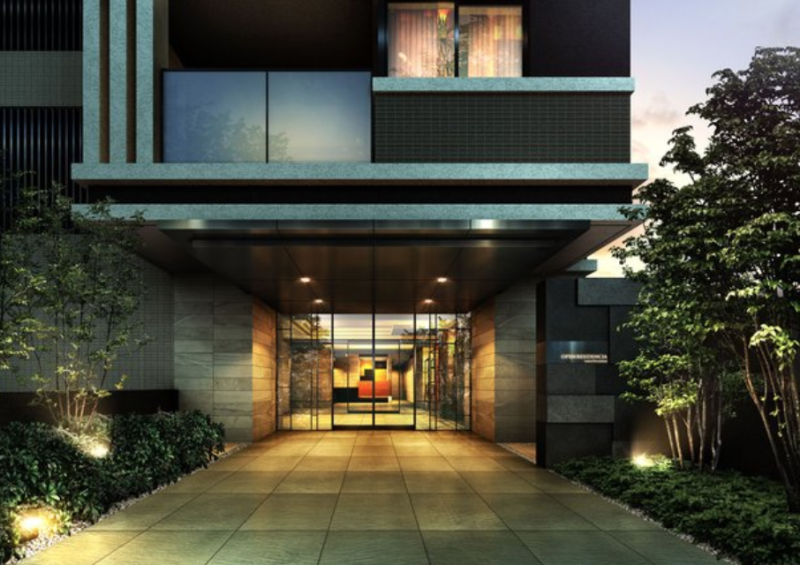 ファイル:オープンレジデンシア名古屋栄 エントランスアプローチ完成予想.png