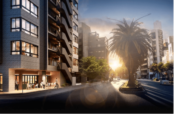 ビ・ウェル追手筋　外観完成予想図3