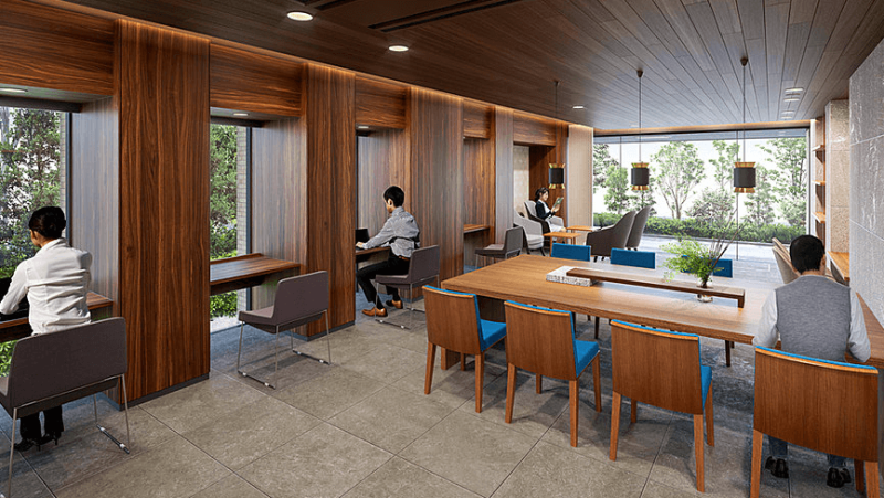 ファイル:ブランズシティ本郷台 ゲートテラスライブラリー完成予想図.png