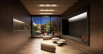 ポレスター今治常盤タワーレジデンス　ラウンジコーナー完成予想図