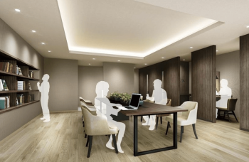 ローレルコート桃山台ザ・レジデンス　コミュニティールーム(コワーキングスペース利用可)完成予想図