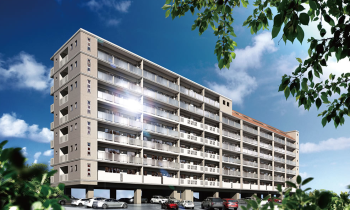 ウィングシャトー豊見城プロムナード　外観完成予想CG1