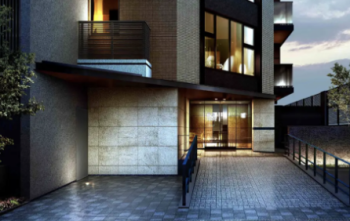 オープンレジデンシア尾山台　エントエランスアプローチ完成予想図