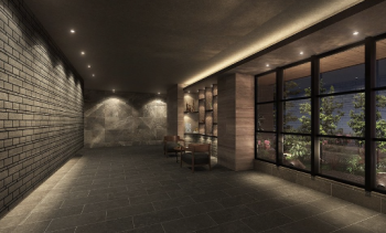 オーヴィジョン上熊本レジデンス　エントエランスホール完成予想図