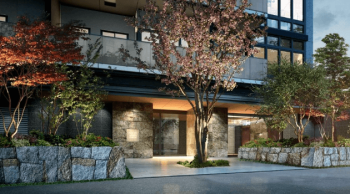 グランドメゾン伏見　エントエランスアプローチ完成予想図