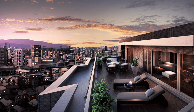 ファイル:ファーネスト白木原駅前ガーデン ルーフバルコニー完成予想CG.png