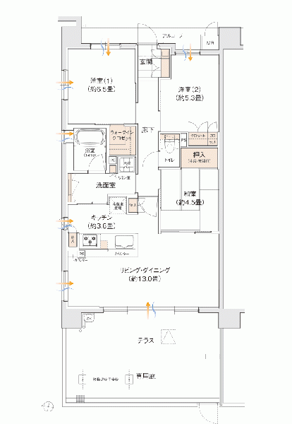 ファイル:ブランズ豊中 中桜塚popup ag layout.gif