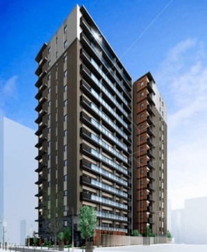 プライム横須賀中央　外観完成予想図