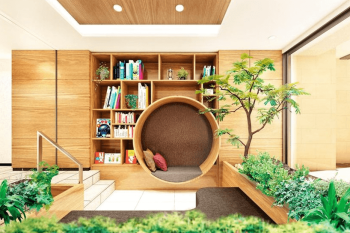 ルピアコート大宮ザ・ゲート　ライブラリーラウンジ完成予想図