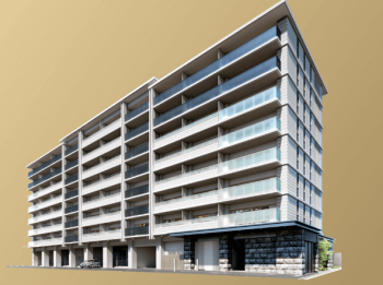 ローレルコート奈良三条宮前町　外観完成予想図2