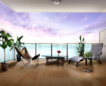 ヴェレーナシティ上大岡　4mバルコニー完成予想